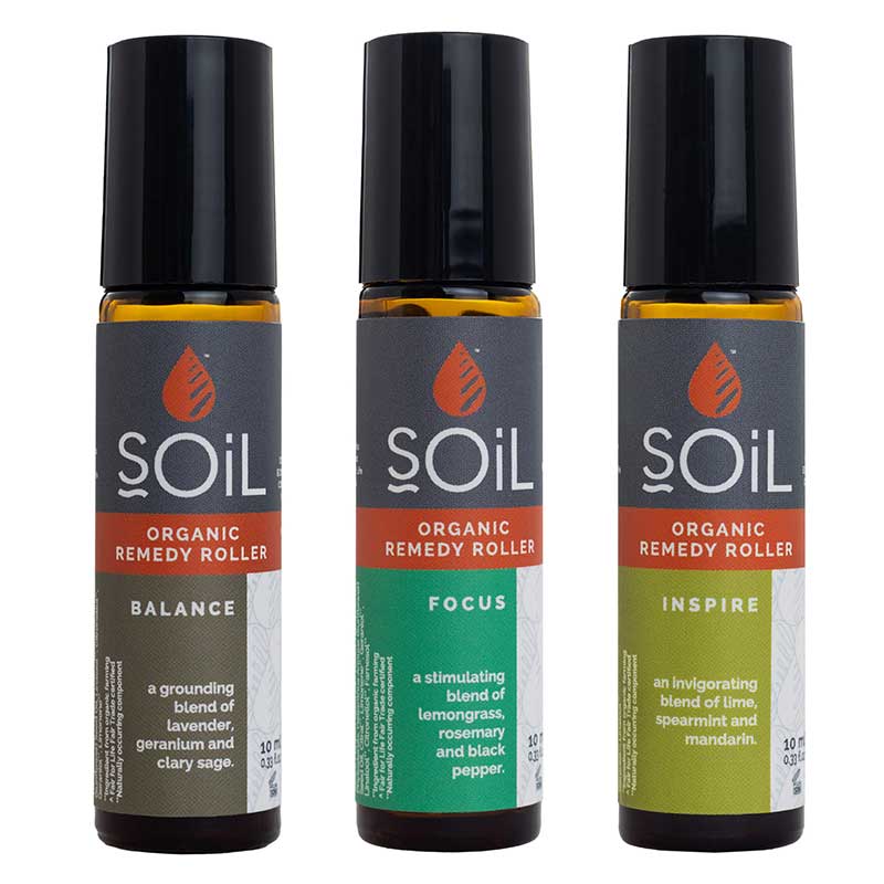 SOiL’s Aroma Roller collection